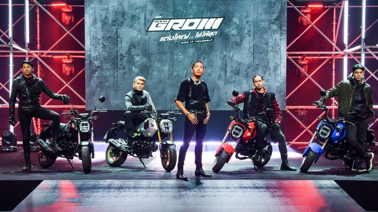 ฮอนด้าเปิดตัว New Honda GROM มินิไบค์ดีไซน์ใหม่ เครื่องยนต์ใหม่ พร้อมความเร้าใจในการขับขี่ ครั้งแรกของมอเตอร์ไซค์ที่ D.I.Y. ได้ด้วยตัวเองแบบไร้ขีดจำกัด