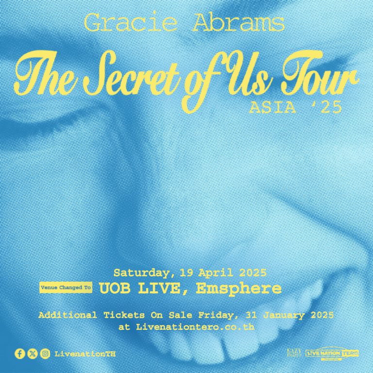 GracieAbrams-2024_Asia_KV_OnSale_UOBLive_1200x1200