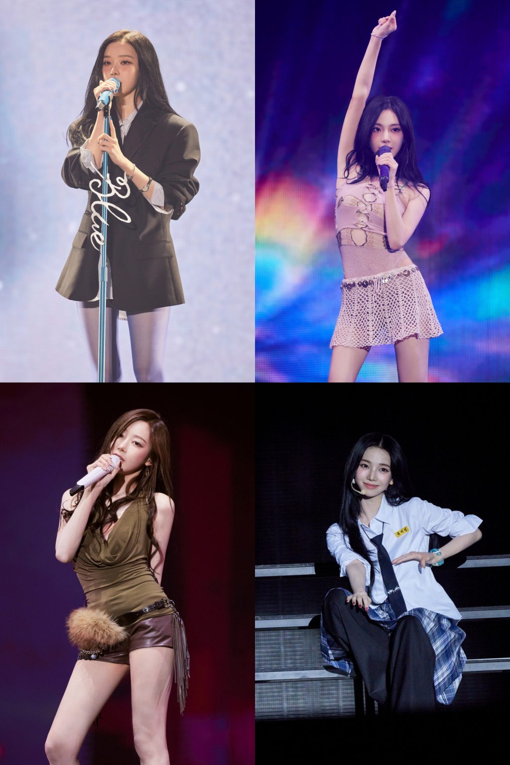 ภาพเวทีโซโล่ของ aespa (เอสป้า) จากคอนเสิร์ตครั้งที่สามในประเทศเกาหลีใต้