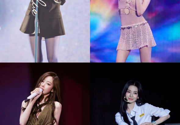 ภาพเวทีโซโล่ของ aespa (เอสป้า) จากคอนเสิร์ตครั้งที่สามในประเทศเกาหลีใต้