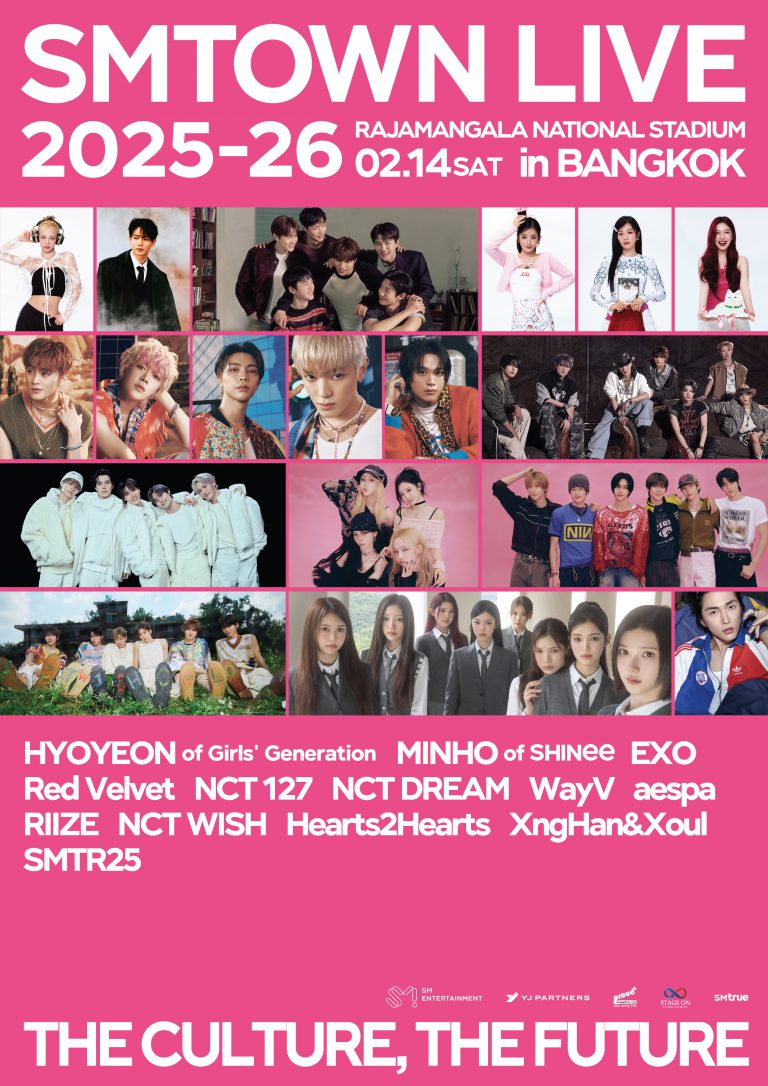 [ภาพโปสเตอร์ศิลปิน] คอนเสิร์ต SMTOWN LIVE 2025-26 [THE CULTURE, THE FUTURE] in BANGKOK