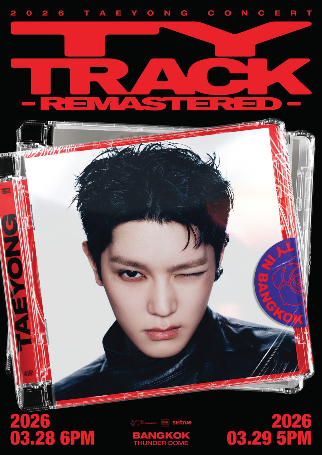 [ภาพโปสเตอร์] คอนเสิร์ต 2026 TAEYONG CONCERT _TY TRACK - REMASTERED_ in BANGKOK