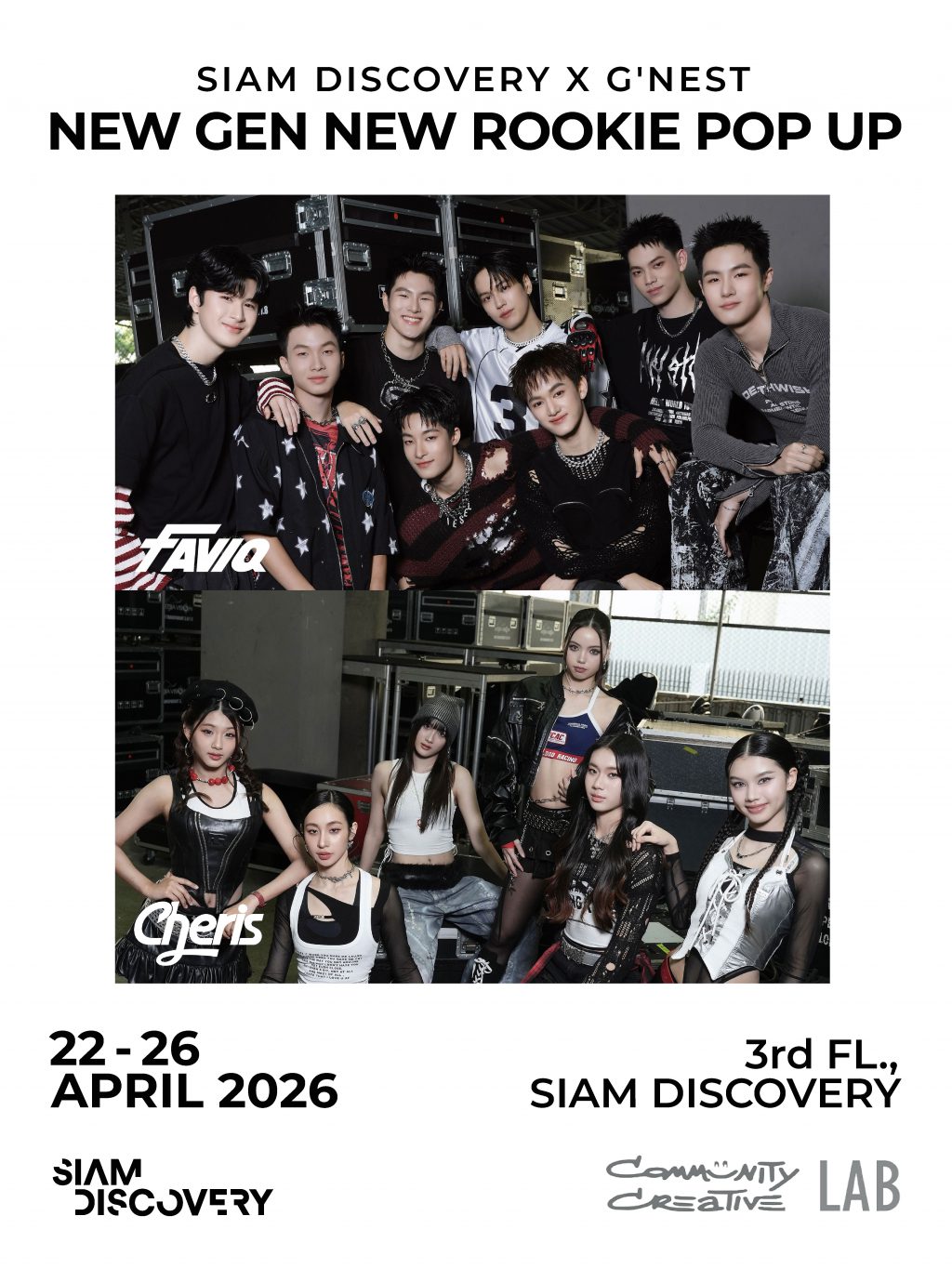 01.Siam Discover x G'NEST New Gen New Rookie Pop up