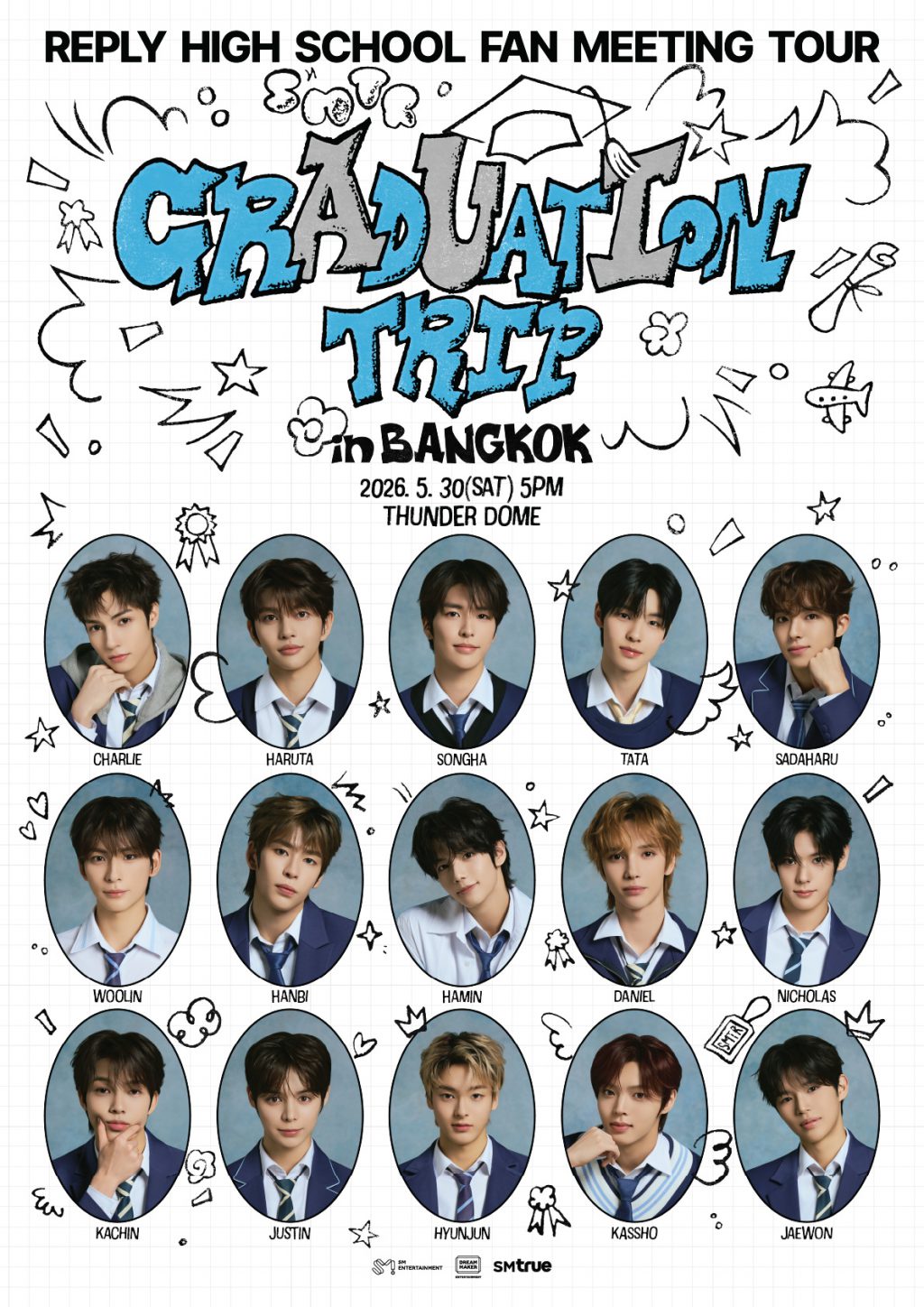 [ภาพโปสเตอร์] แฟนมีตติ้ง ‘Reply High School’ Fan Meeting Tour – Graduation Trip in BANGKOK