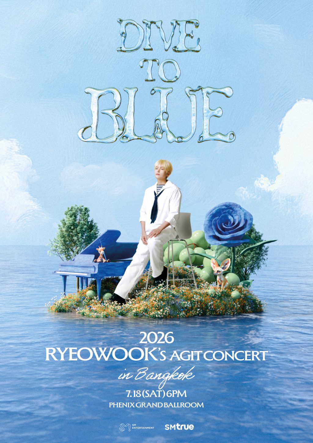 [ภาพโปสเตอร์] คอนเสิร์ต 2026 RYEOWOOK'S AGIT CONCERT _ DIVE TO BLUE in BANGKOK